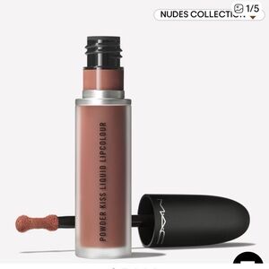 New! MAC Powder Kiss Liquid Lipstick HABIT Peachy nude